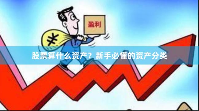 股票算什么资产？新手必懂的资产分类